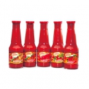 "Brava-Priprava" "Shashlychny", "Tatarsky", "Bolgarsky", "Krasnodarsky", "Ostry", "Kavkazsky" and "Chilli" ketchup