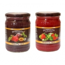 "Retsepty lesa", "Abrikos", "Sliva", "Yabloko", "Persik", "Klubnika", "Grusha" fruit paste