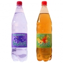 "Kolokolchik", "Baykal", "Tarkhun", "Buratino", "Duchesse", "Cola", "Lemonade", "Apelsin", "Barbaris" soda water